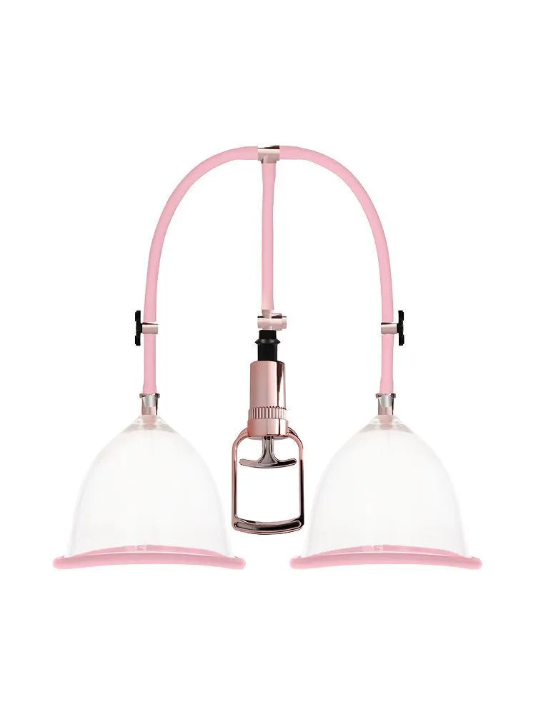 Pumped Breast Pump Set L: Brustpumpe, rosa/roségold Pumped Breast Pump Set L: Brustpumpe, rosa/roségold