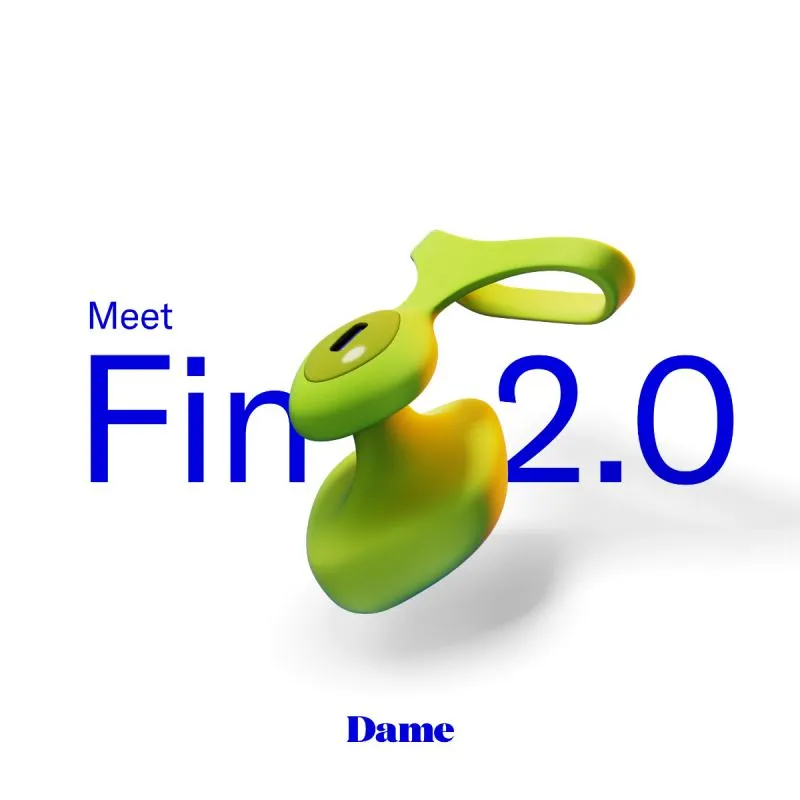 Dame - Fin 2.0 Finger-Vibrator - Citrus – Bild 3
