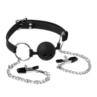 Knebel mit Nippelklemmen Knebel mit Nippelklemmen