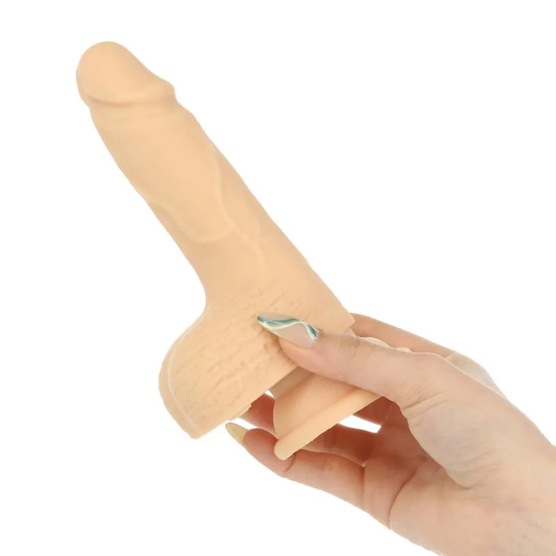 Naked Addiction - Thrusting Dong with Remote 16,5 cm Vanilla – Bild 4