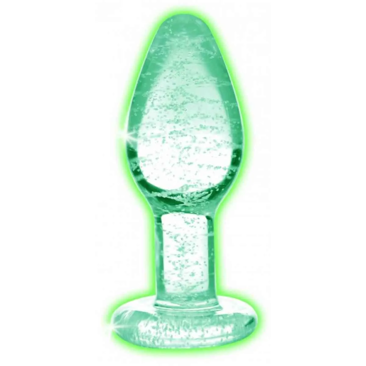 Analplug aus Glas "Glow in the Dark" Analplug aus Glas "Glow in the Dark"