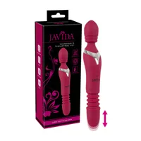 Javida Warming & Thrusting Vibe: Multifunktions-Wandvibrator, rot Javida Warming & Thrusting Vibe: Multifunktions-Wandvibrator, rot