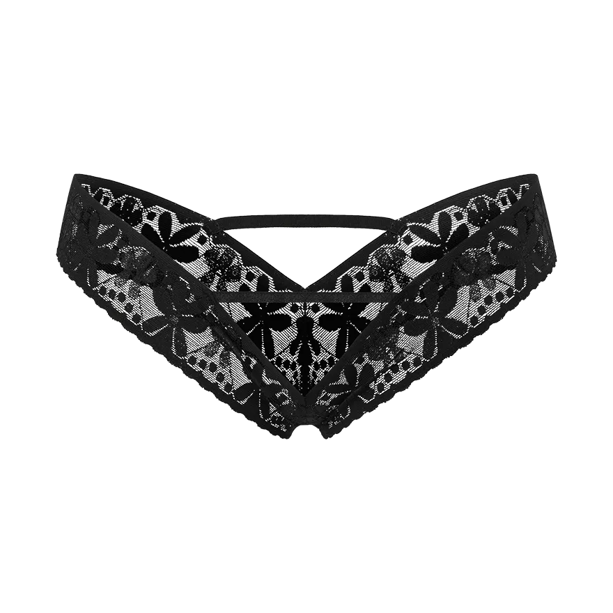 Spitzenslip mit Cut Out Spitzenslip mit Cut Out