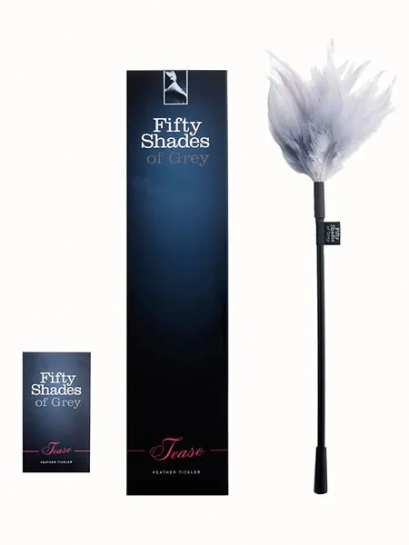 Fifty Shades of Grey: Tease Federstab, schwarz/grau Fifty Shades of Grey: Tease Federstab, schwarz/grau