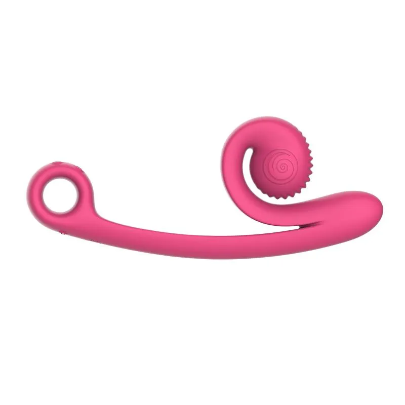 Snail Vibe Curve Duo Vibrator - Rosa Snail Vibe Curve Duo Vibrator - Rosa