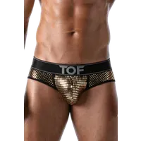 Herren Slip schwarz gold Herren Slip schwarz gold