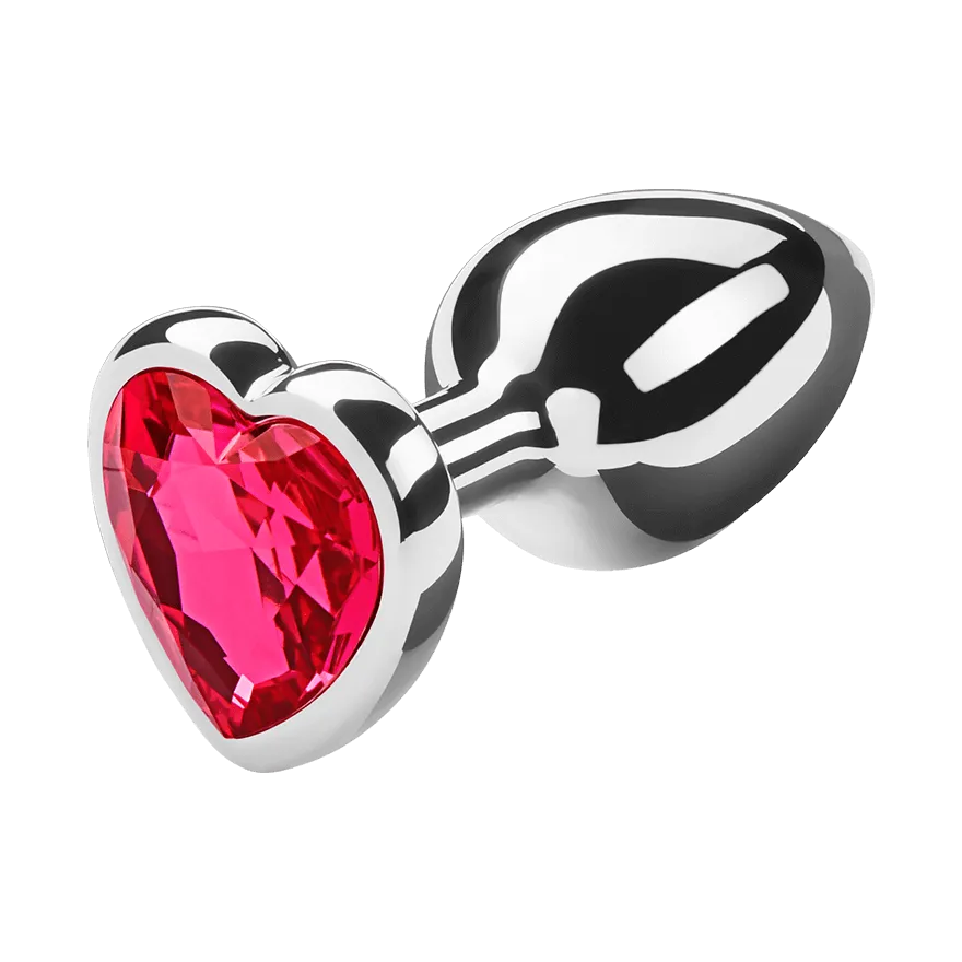 Metall-Analplug mit Kristall, 7 cm Metall-Analplug mit Kristall, 7 cm