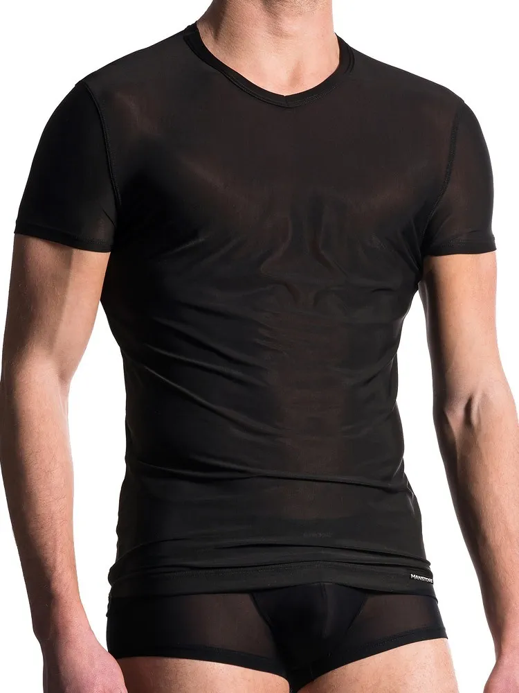 MANSTORE M101: V-Neck-Shirt, schwarz (M) MANSTORE M101: V-Neck-Shirt, schwarz (M)