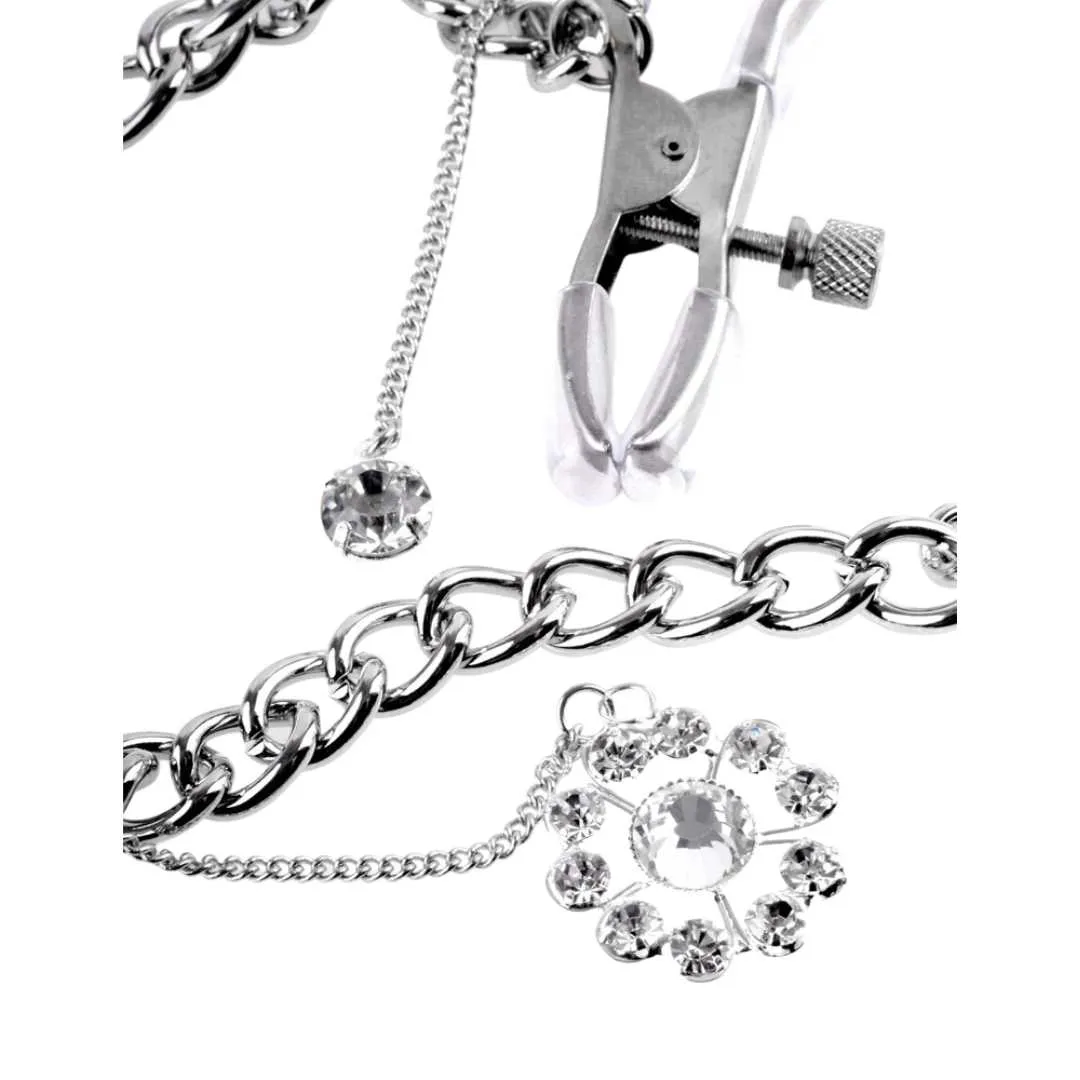 Nippelklammern „Crystal Nipple Clamps“ – Bild 4