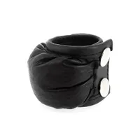 Leder-Hodenstretcher mit Gewicht (450g), schwarz Leder-Hodenstretcher mit Gewicht (450g), schwarz