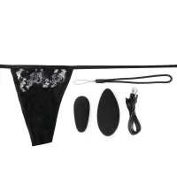 The Screaming O - Premium Ergonomic Remote Panty Set Black The Screaming O - Premium Ergonomic Remote Panty Set Black