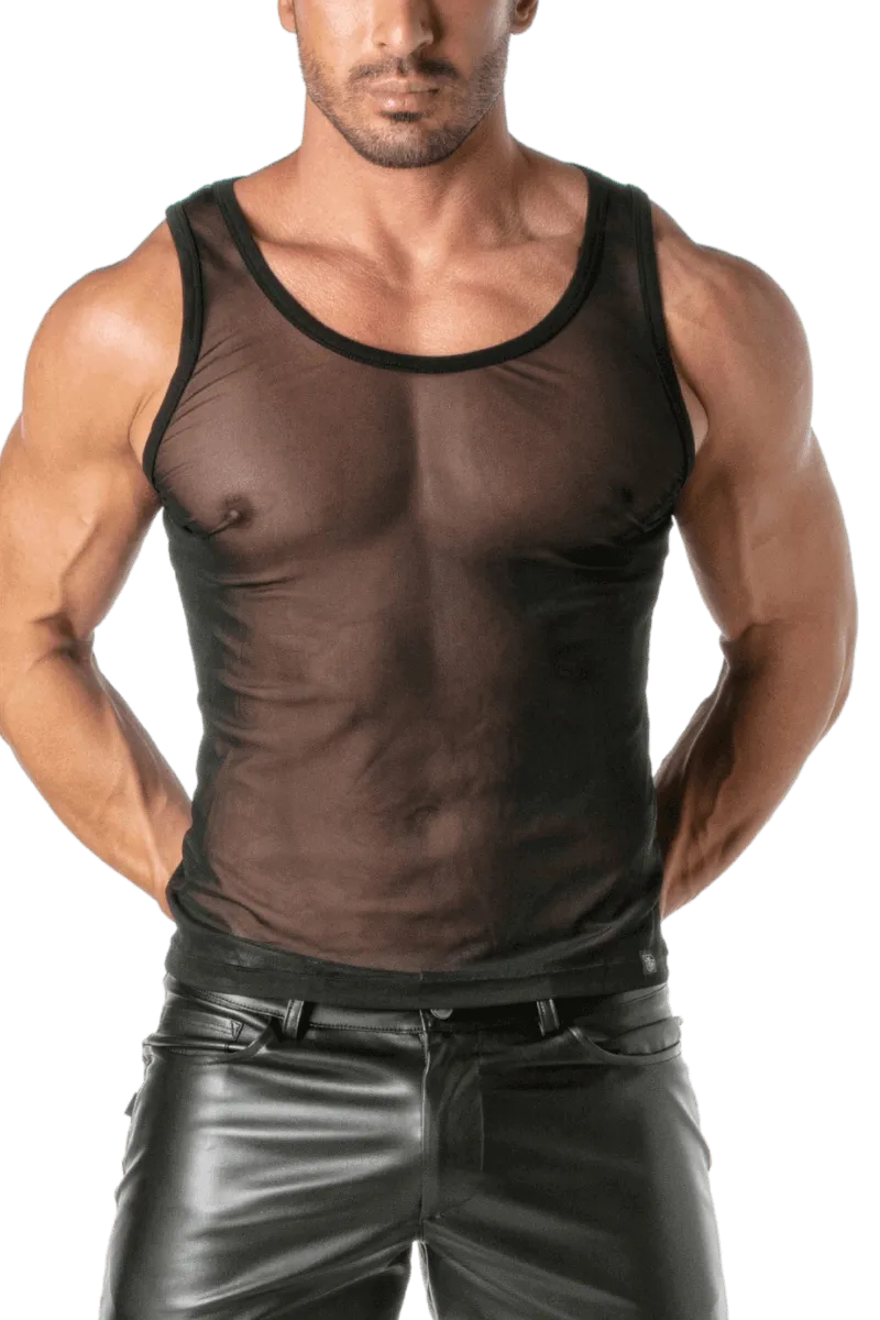 Tanktop Mesh schwarz Tanktop Mesh schwarz