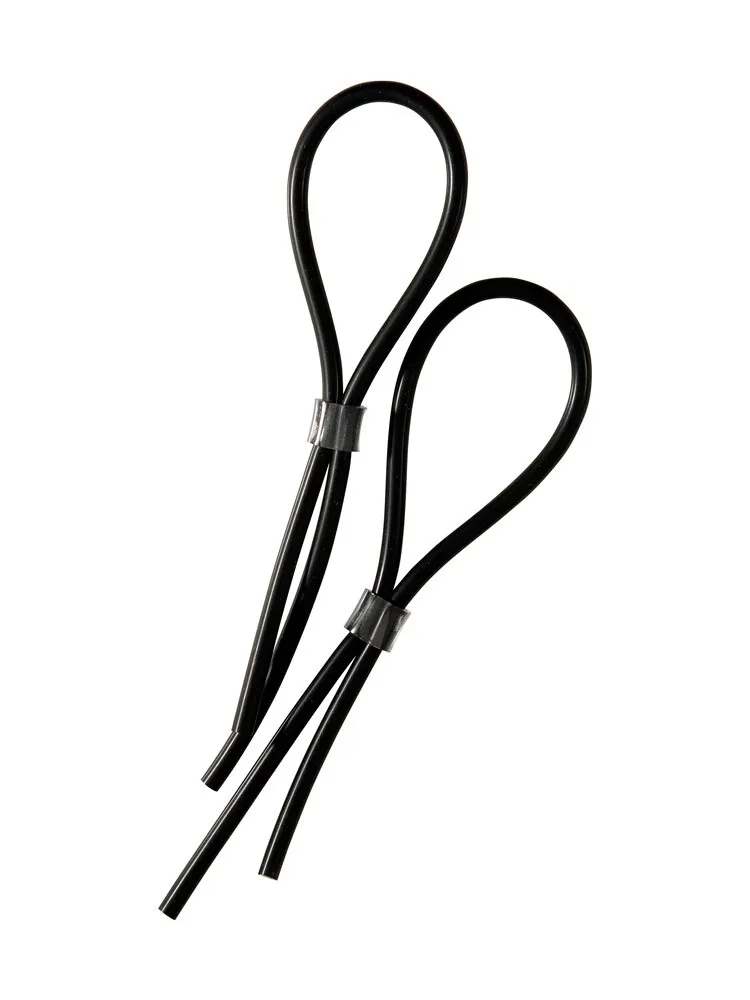 ElectraStim ElectraLoops Rubber: Elektro-Penisschlaufen, schwarz ElectraStim ElectraLoops Rubber: Elektro-Penisschlaufen, schwarz