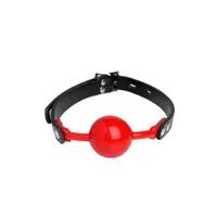 Master Series The Hush: Ballknebel, rot/schwarz Master Series The Hush: Ballknebel, rot/schwarz