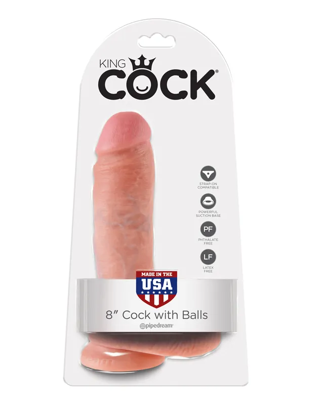 King Cock Realistischer Dildo - 20 cm – Bild 4