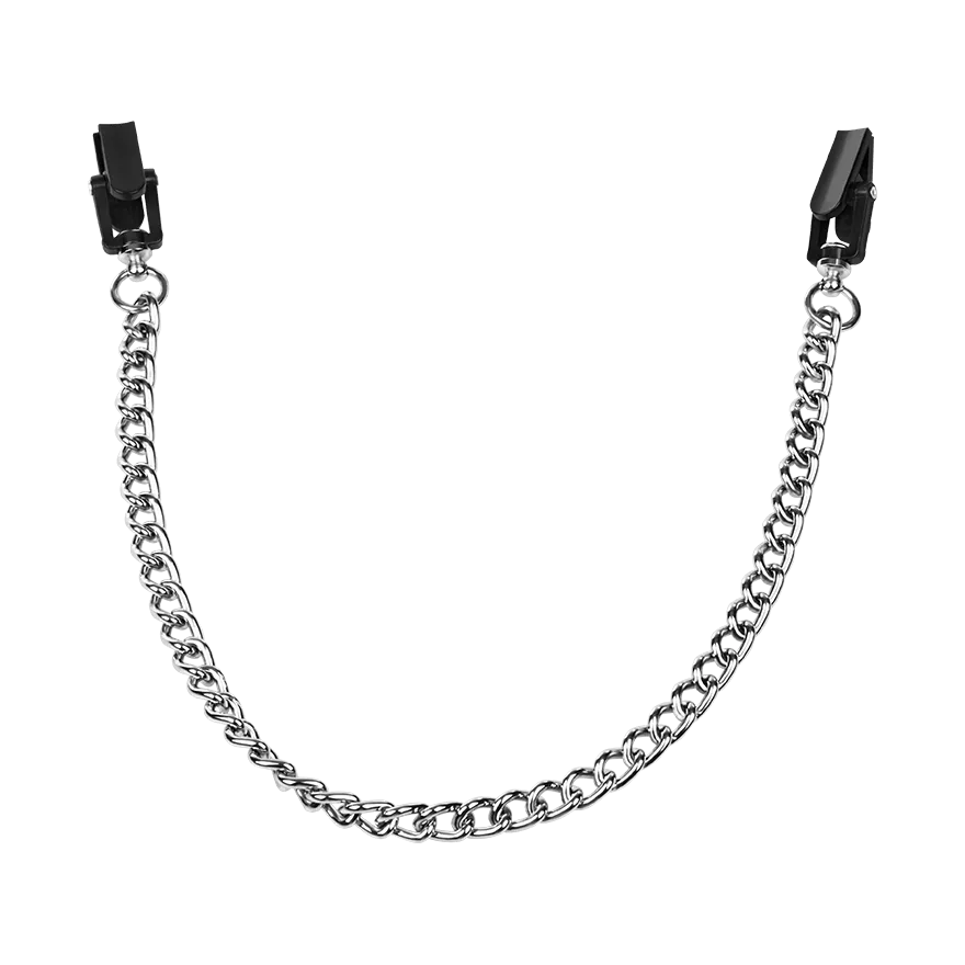Nippelklemmen mit massiver Kette Nippelklemmen mit massiver Kette