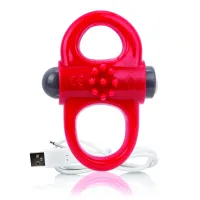 The Screaming O - Charged Yoga Vibe Ring Red The Screaming O - Charged Yoga Vibe Ring Red