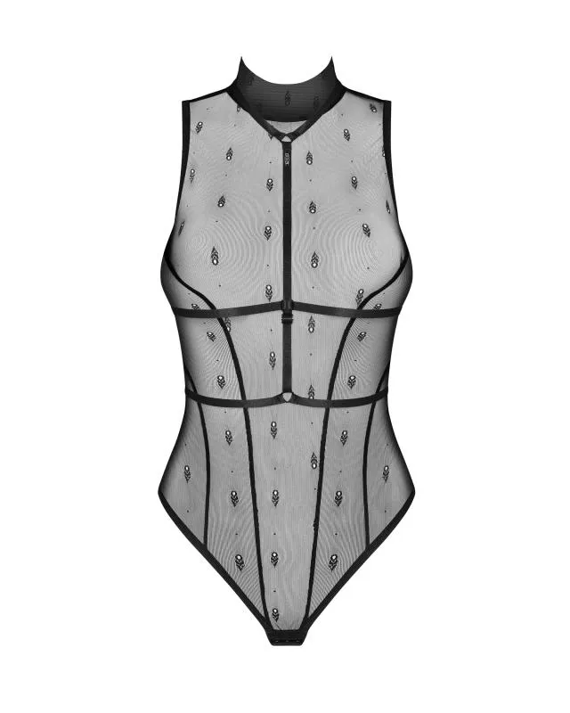 Obsessive - Freedom Anniverse Special Teddy & Harness - Schwarz – Bild 4