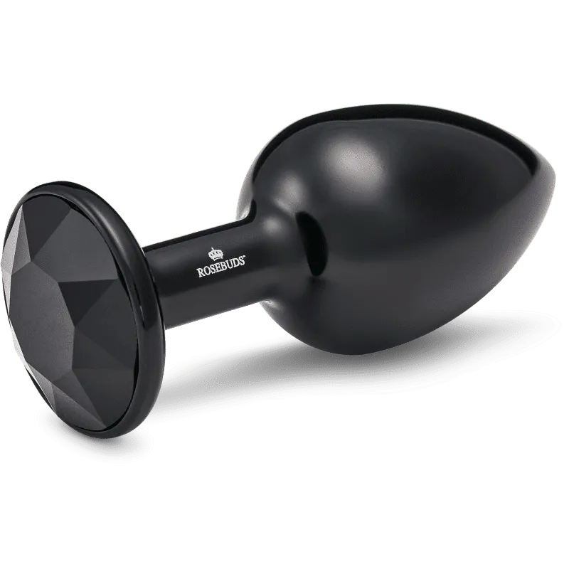 Rosebuds™ - Medium Alu Schwarz Kristall Rosebuds™ - Medium Alu Schwarz Kristall