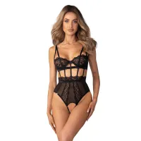 Obsessive – Bodysuit Offener Schritt – Schwarz Obsessive – Bodysuit Offener Schritt – Schwarz