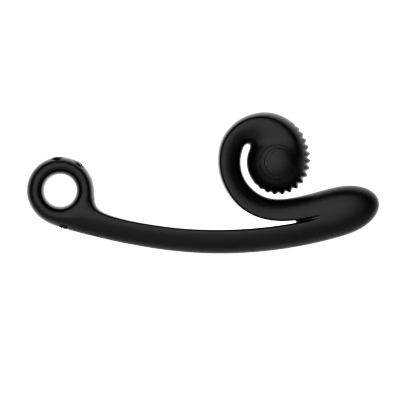 Snail Vibe Curve Duo Vibrator - Schwarz – Bild 2