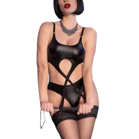 4tlg. Erotik-Set schwarz 4tlg. Erotik-Set schwarz