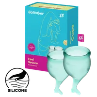 Satisfyer Feel Secure - Menstrual Cup Set, 15 & 20 ml Satisfyer Feel Secure - Menstrual Cup Set, 15 & 20 ml
