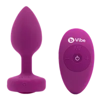 Vibrating Jewel Plug - S/M, 9,8 cm Vibrating Jewel Plug - S/M, 9,8 cm