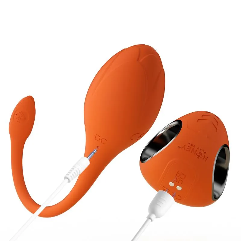 HoneyPlayBox - LILI App-gesteuerter Eier-Vibrator Orange – Bild 4