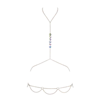 Körperkette gold mit Pailletten Körperkette gold mit Pailletten