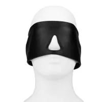 Blickdichte Leder-Maske mit Schnürung Blickdichte Leder-Maske mit Schnürung