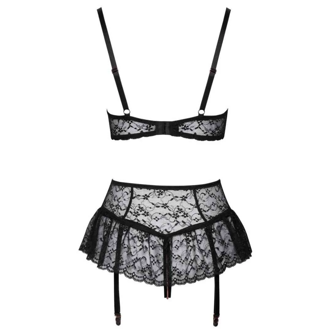 Ouvert-Straps-Set mit Röckchen – Bild 3