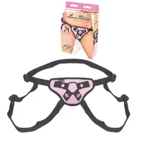 LUX FETISH Pretty In Pink Strap-On Harness LUX FETISH Pretty In Pink Strap-On Harness