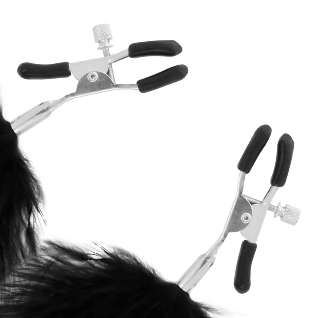 Nippelklammern mit Federn – Bild 3