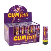 Cumfetti Sperm Shaped Confetti Party Popper Cumfetti Sperm Shaped Confetti Party Popper