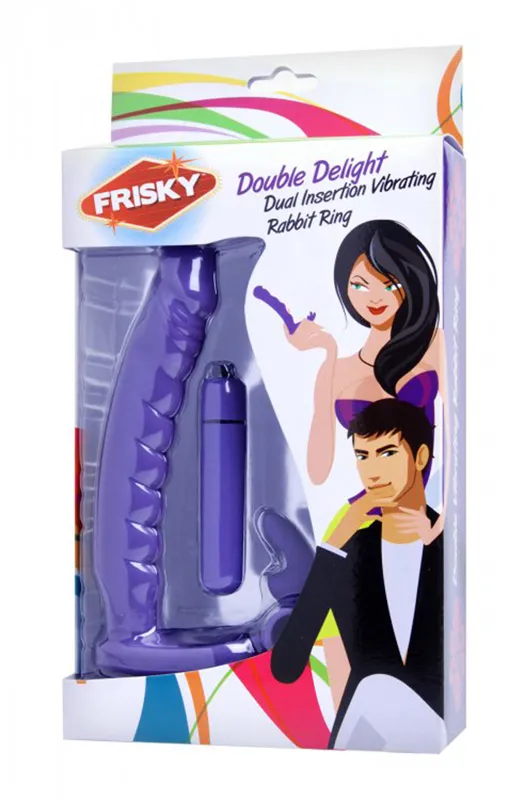 Frisky »Double Delight« Penisring mit Vibration – Bild 4