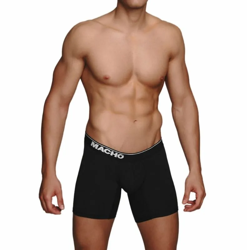 Langer Herren Boxer, schwarz – Bild 4