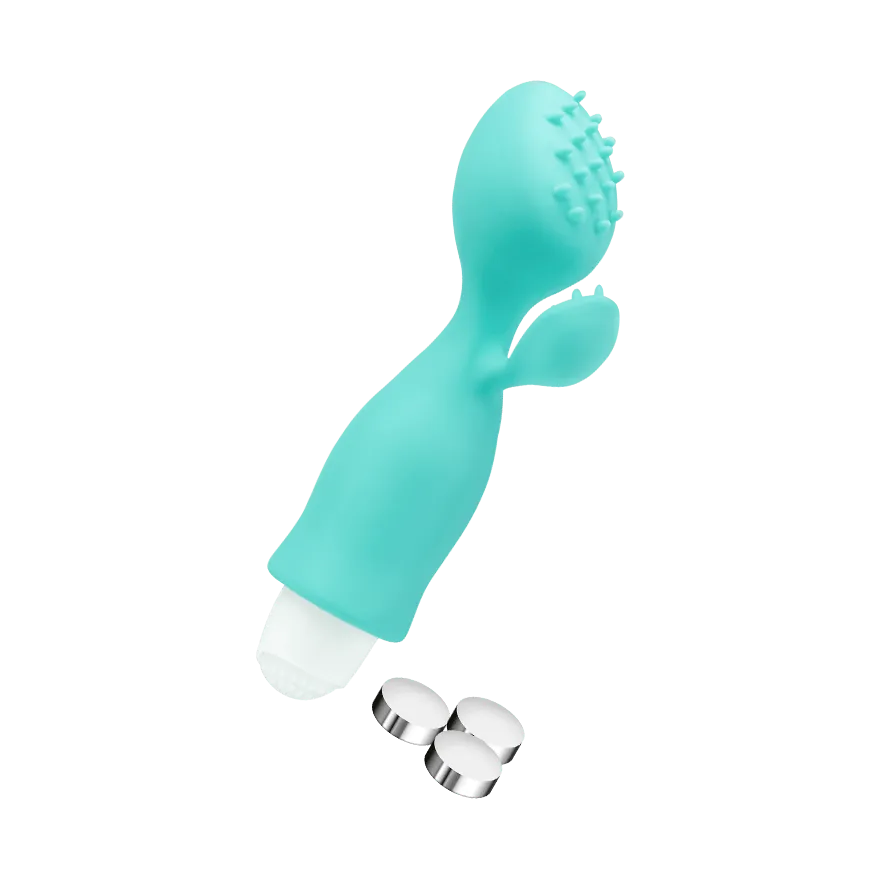Noppenvibrator aus Silikon, 12 cm Noppenvibrator aus Silikon, 12 cm