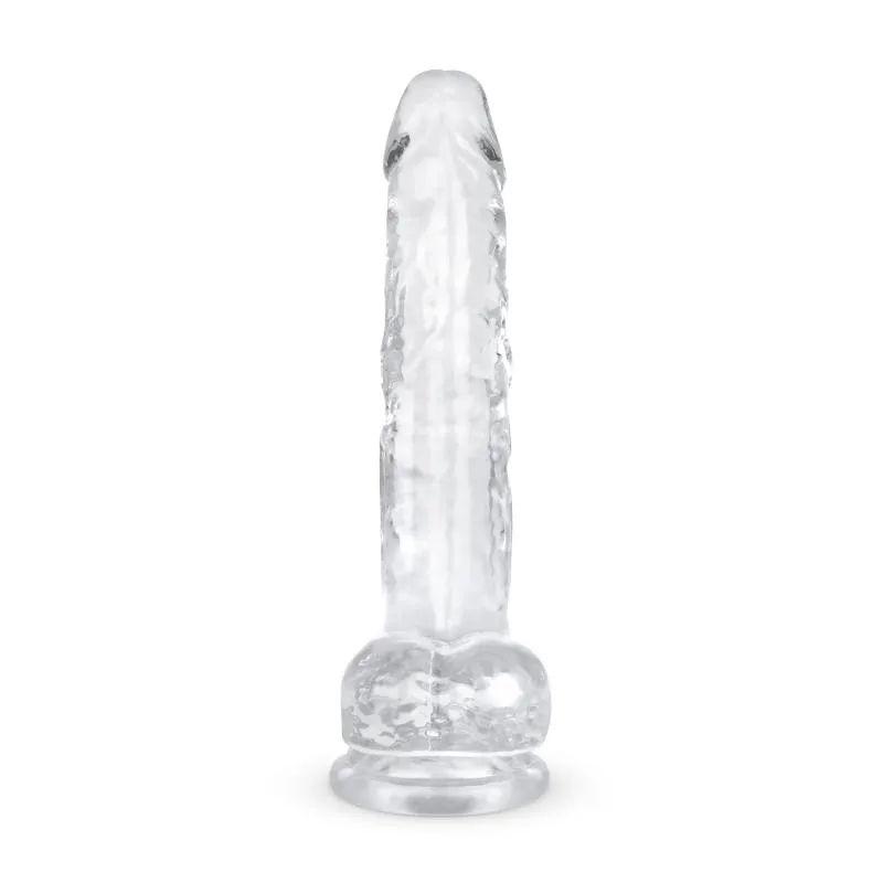 Jelly Dildo mit Hoden - 19 cm – Bild 4