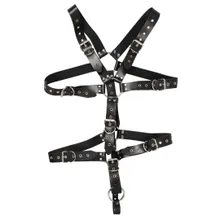 Harness aus Leder mit Penis- oder Hodenring Harness aus Leder mit Penis- oder Hodenring