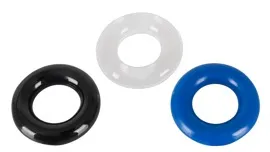 3-teiliges Penisring-Set, in Kombination tragbar 3-teiliges Penisring-Set, in Kombination tragbar