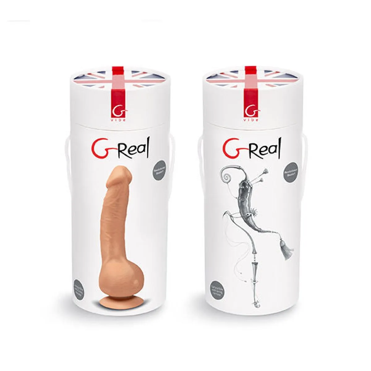 Naturdildo "G-Real" mit Vibration – Bild 4