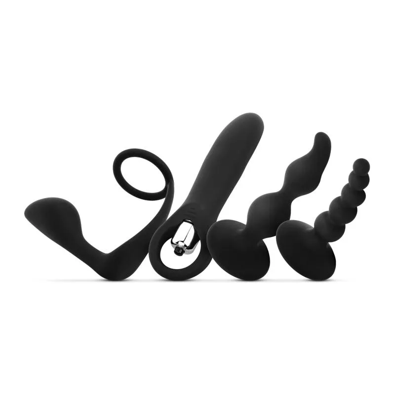 Easytoys - Analspielzeug-Set 4-teilig - Schwarz – Bild 2