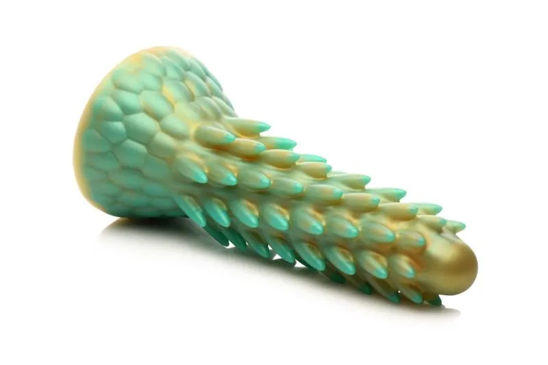 Stegosaurus Stacheliges Reptil Dildo - Grün – Bild 4