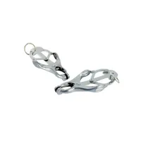 Master Series Monarch Clover: Nippelklemmen, silber Master Series Monarch Clover: Nippelklemmen, silber