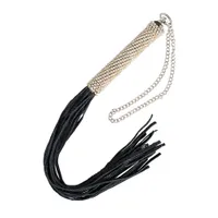 Bad Kitty Minipeitsche mit Strass, schwarz Bad Kitty Minipeitsche mit Strass, schwarz