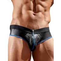 Wetlook-Jockbrief, schwarz/blau (M) Wetlook-Jockbrief, schwarz/blau (M)