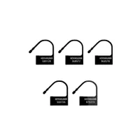 ManCage Spare Lock: Kunststoff-Schloss 5 Stück, schwarz ManCage Spare Lock: Kunststoff-Schloss 5 Stück, schwarz