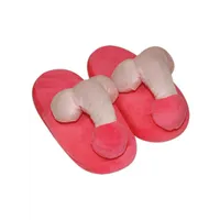 Plüsch-Hausschuhe: Penis, rosa Plüsch-Hausschuhe: Penis, rosa