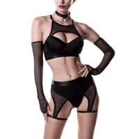 5tlg. Dessous Set schwarz 5tlg. Dessous Set schwarz